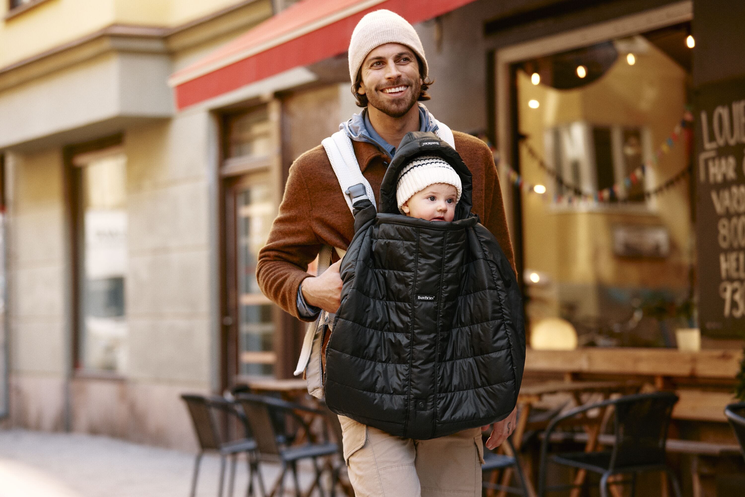 Baby Carrier Winter Cover - Black O14642
