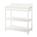 Emery Changer With Shelves, White Q23046