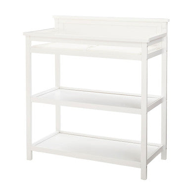 Emery Changer With Shelves, White Q23046