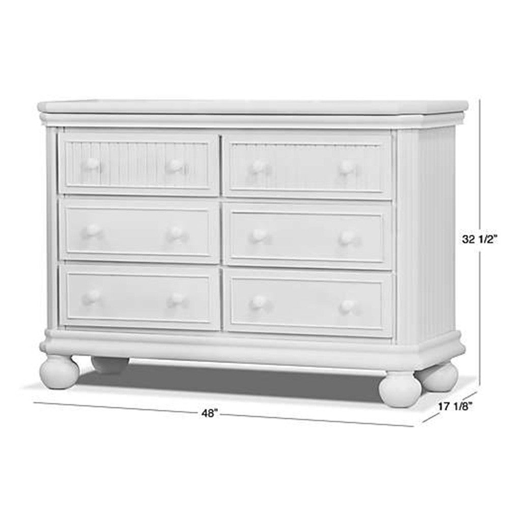 6 Drawer Double Dresser X99634