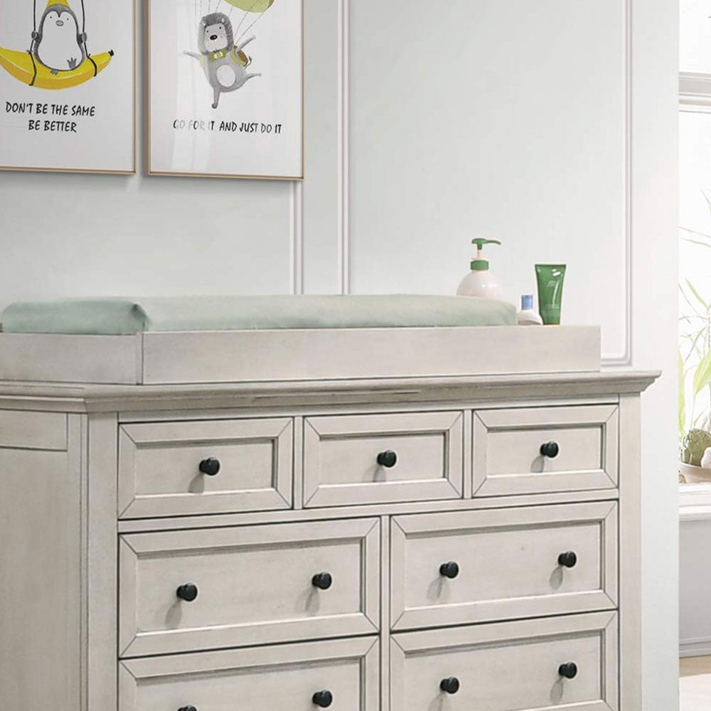 Nursery Changing Tray in Brushed White O9273