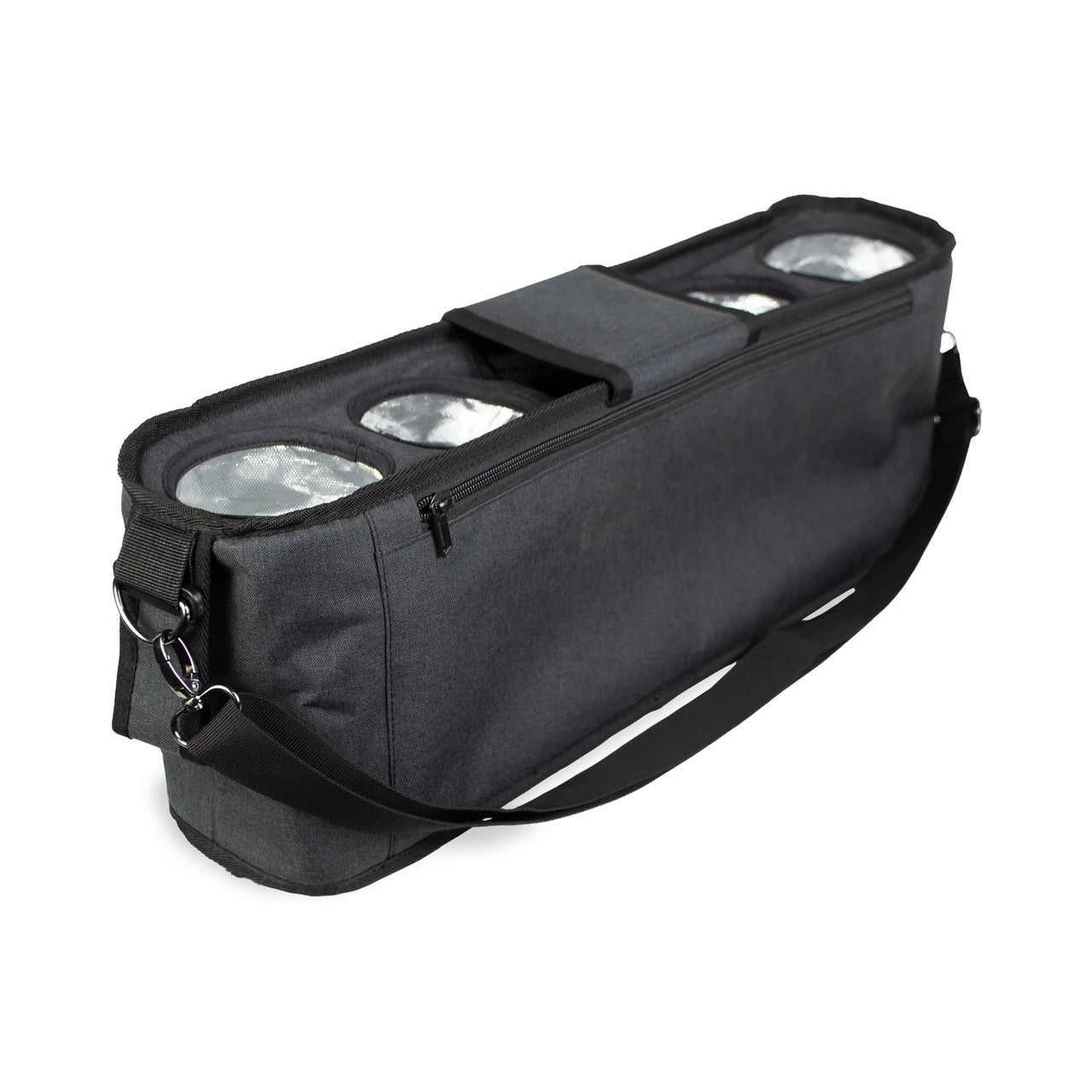 Parent Console with 4 Insulated Cup Holders - Black C884