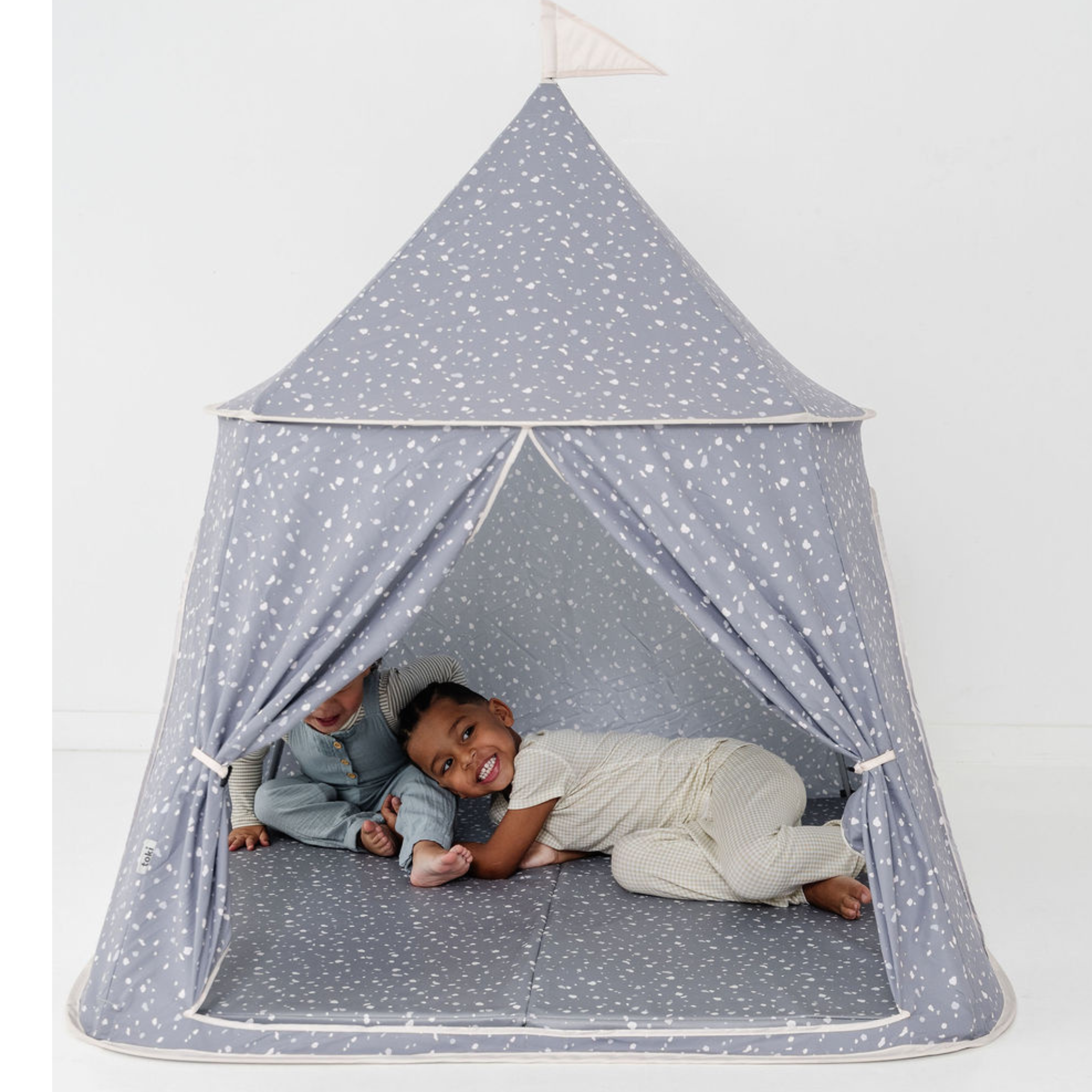 Kids Terrazzo Slate Play Tent X923773