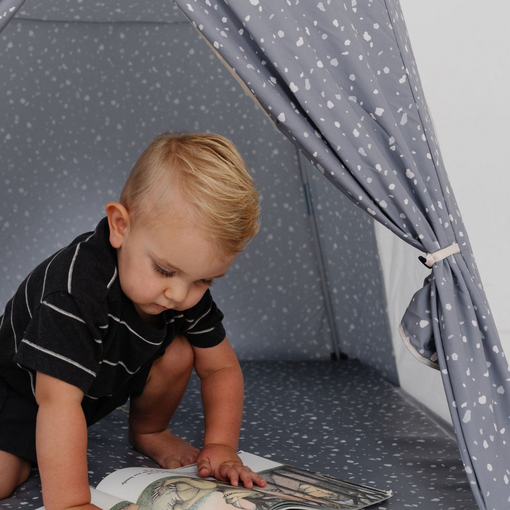 Kids Terrazzo Slate Play Tent X923773