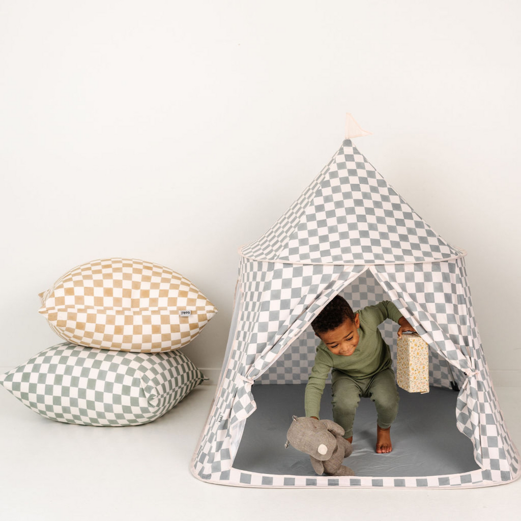 Kids Checker Matcha Play Tent Y622