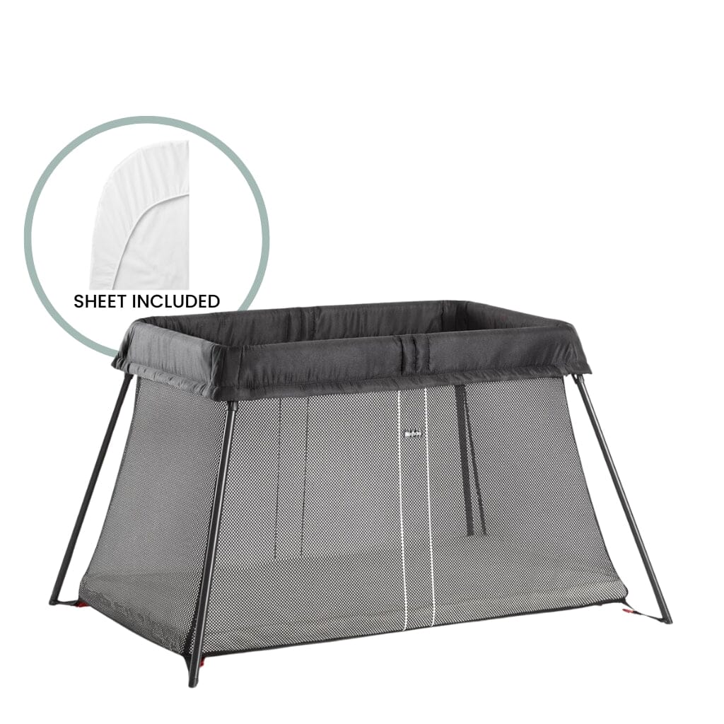Travel Crib Light with Fitted Sheet Bundle F9471