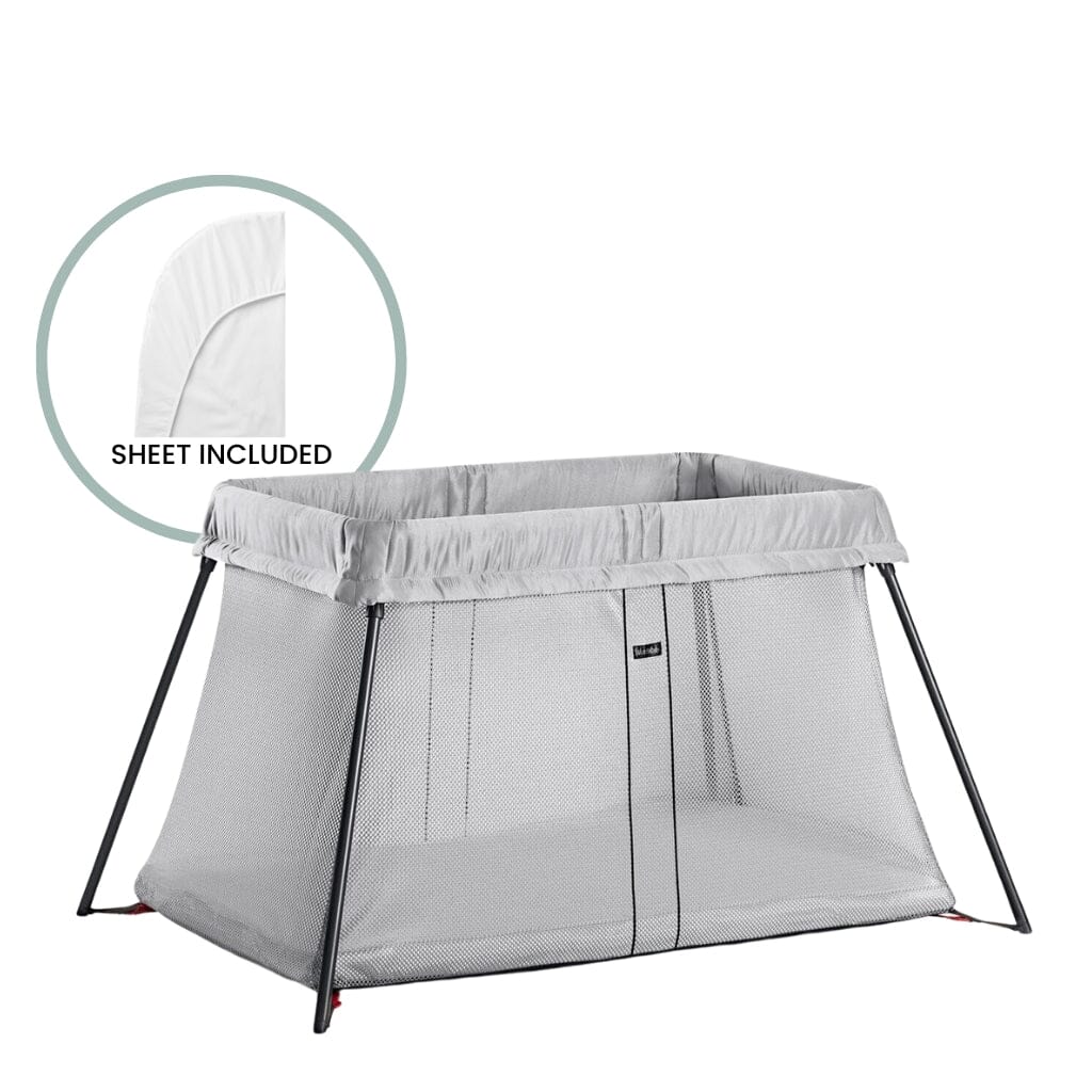 Travel Crib Light with Fitted Sheet Bundle F9471