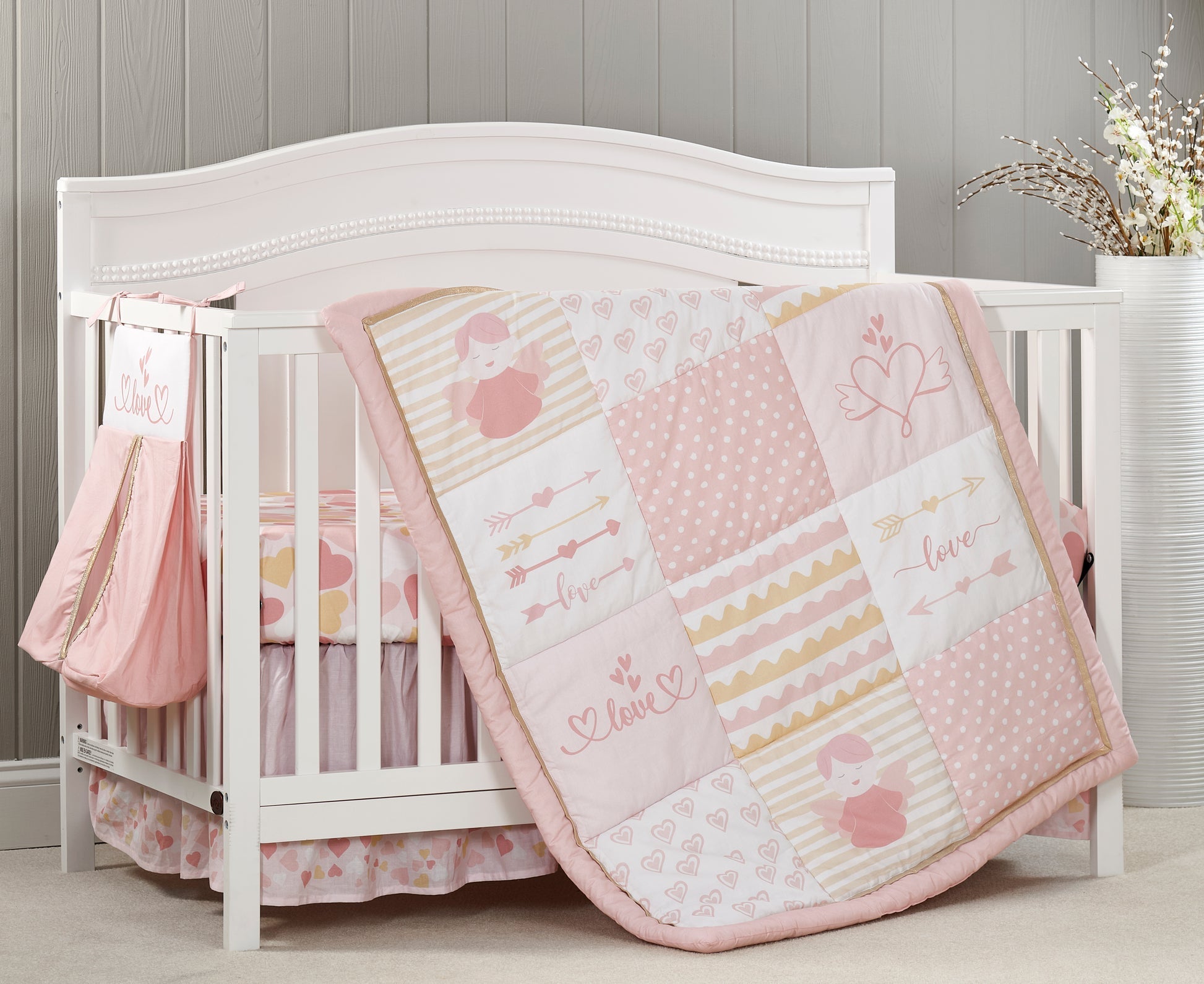 Baby Crib Nursery Bedding Set 4 Piece C470