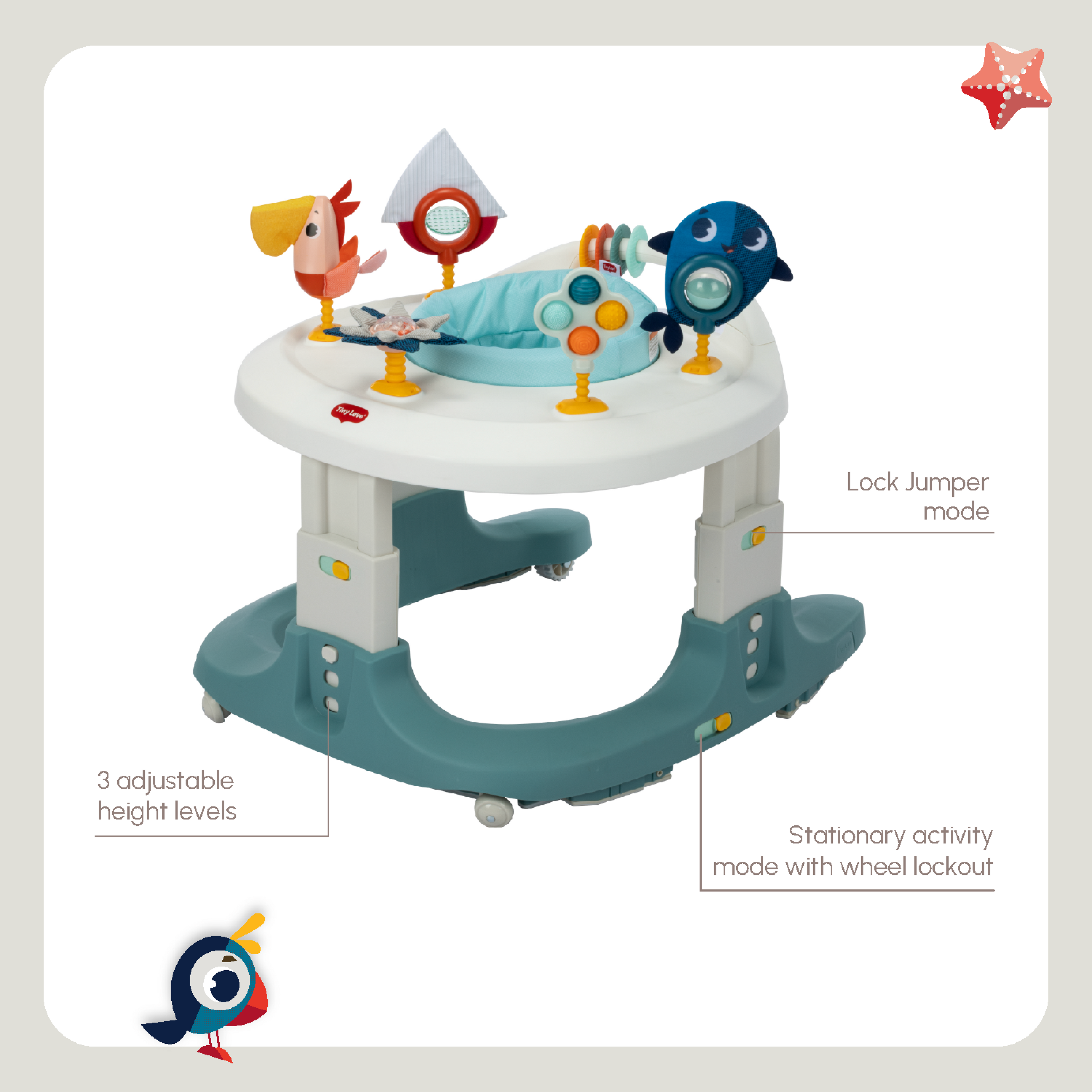 4-in-1 Mobile Activity Center O269