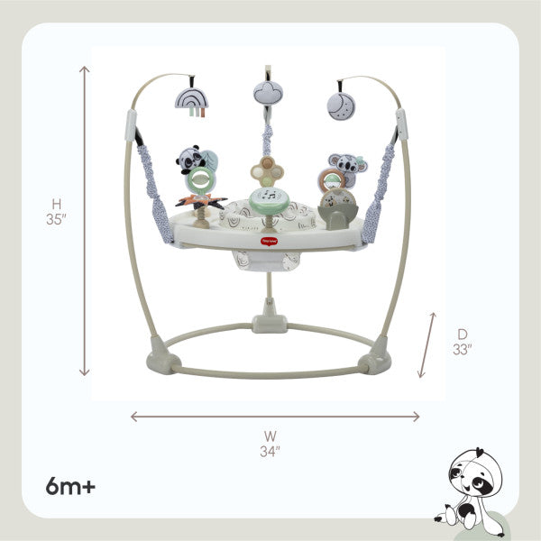 Black & White 4-in-1 Jump & Play Activity Center M710799