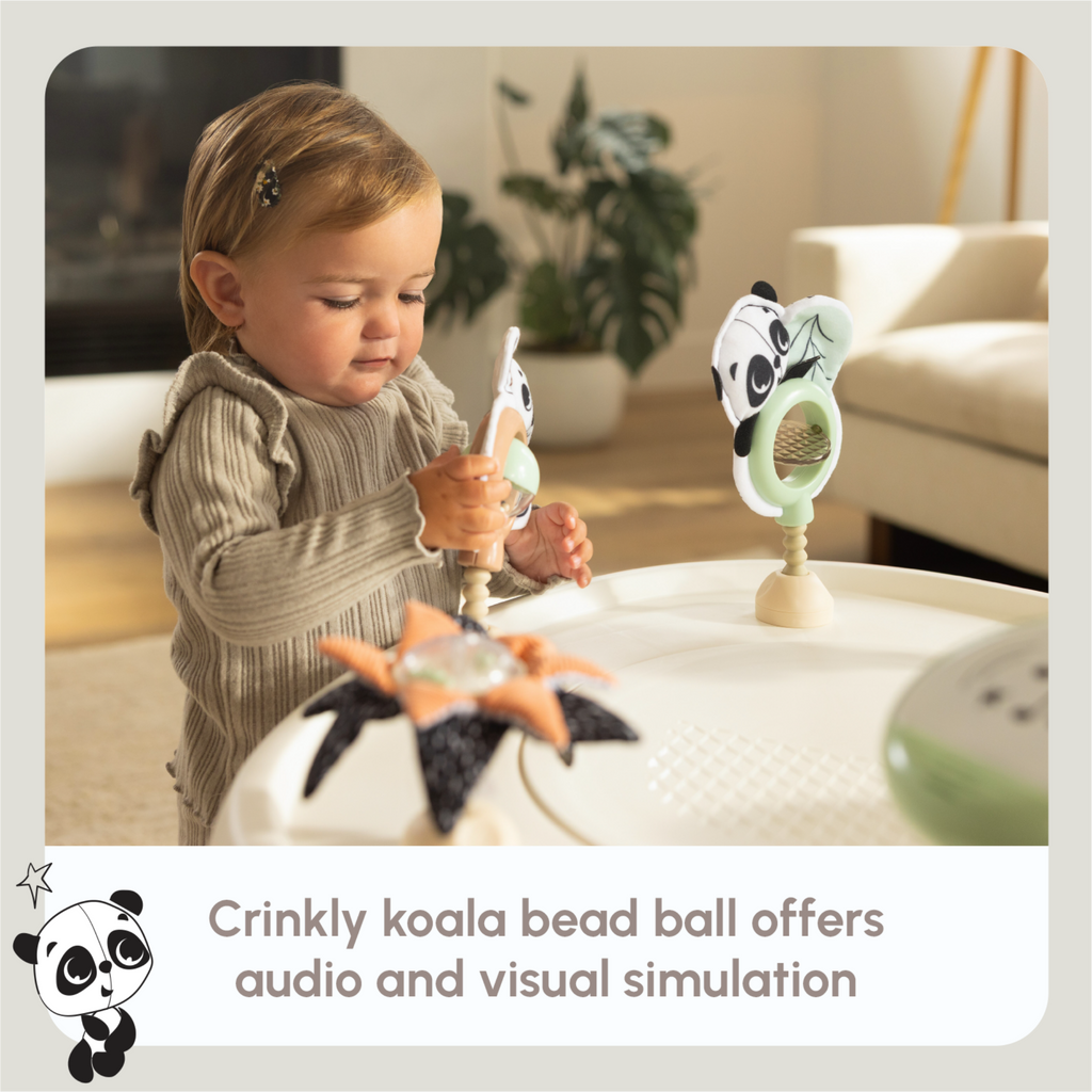 Black & White 4-in-1 Jump & Play Activity Center M710799