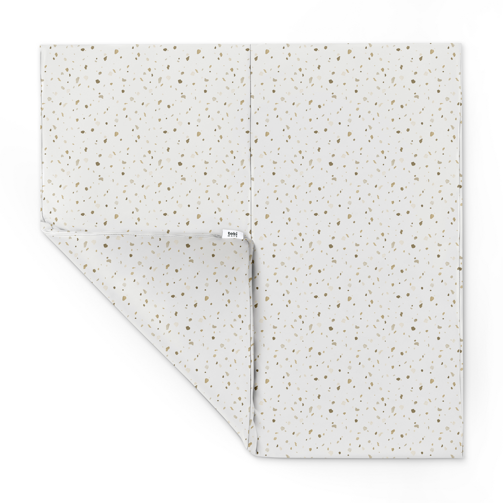 Terrazzo Chalk Vegan Leather Mat E7489