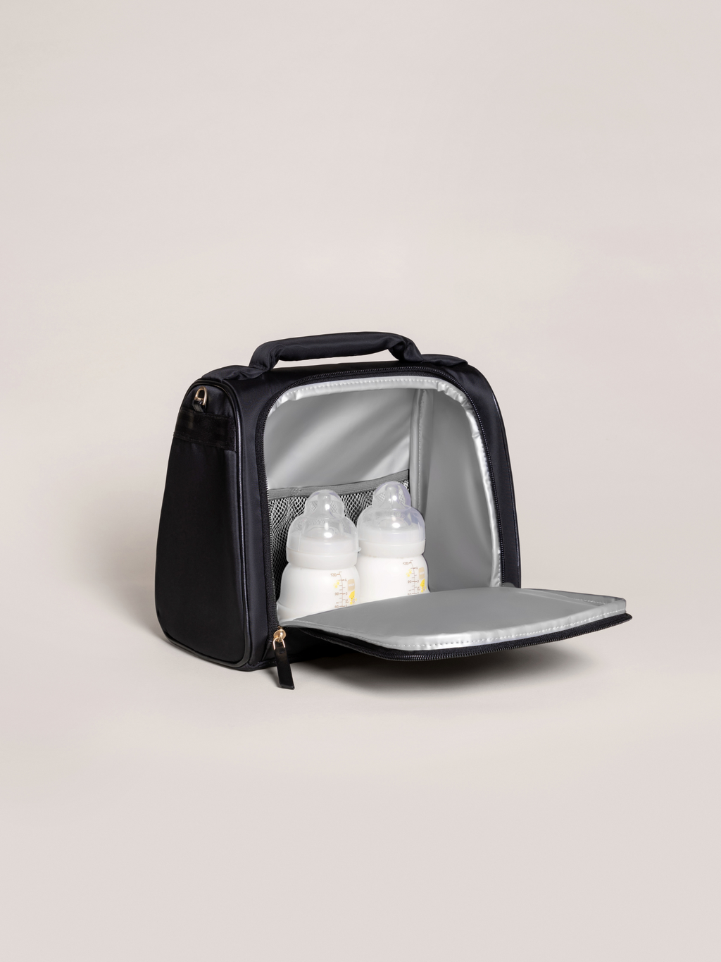 Insulated Bottle Bag - Black Y4756