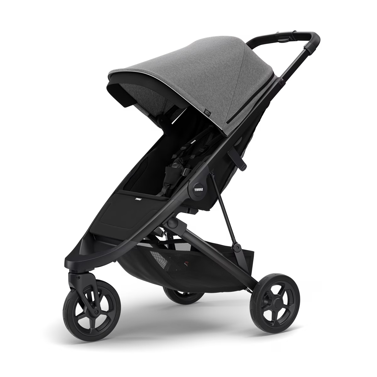 Compact Stroller - Grey Melange T3908