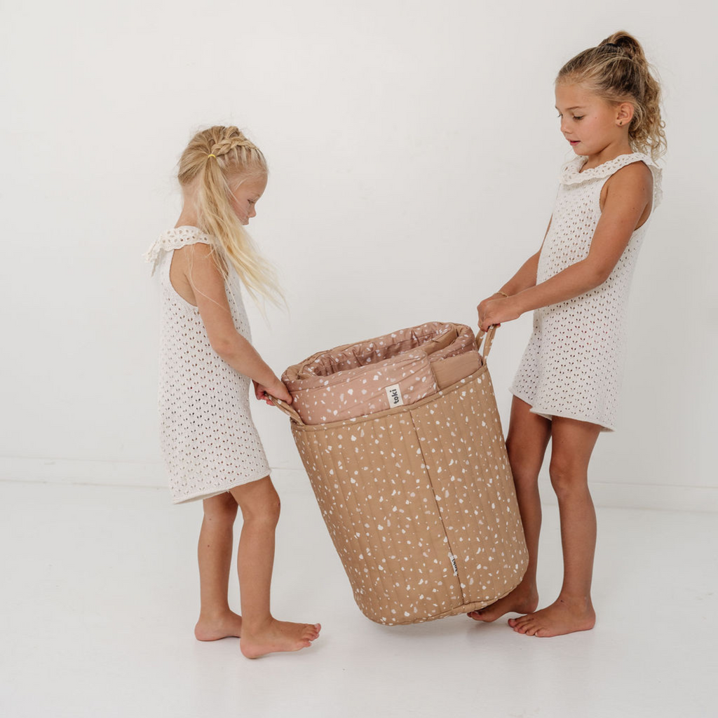 Terrazzo Clay Storage Basket A645312