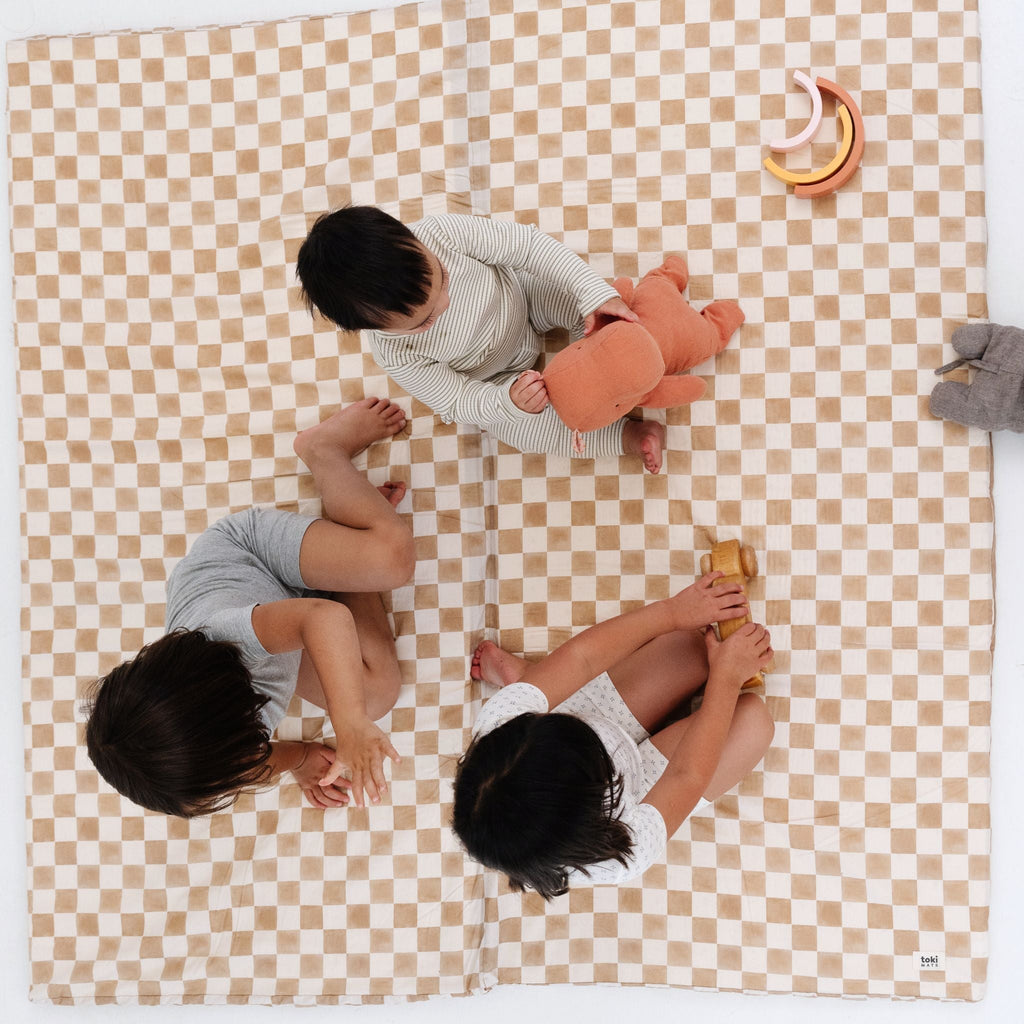 Organic Cotton Checker Mat N642