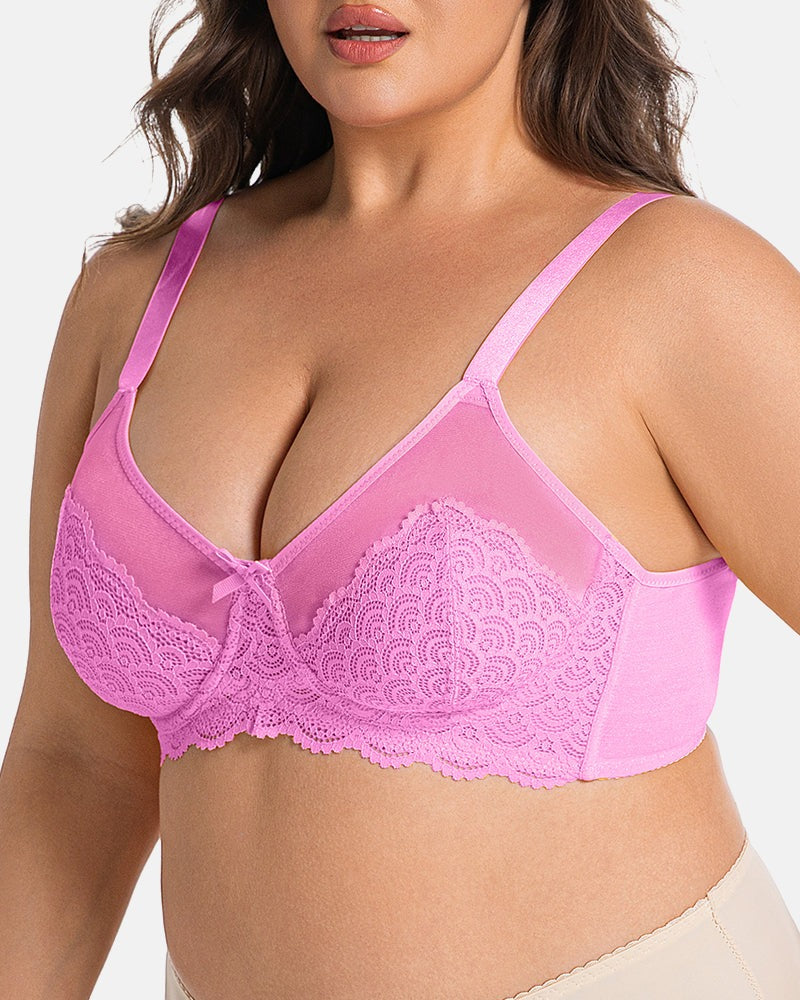Full Coverage Lace Minimizer Bra