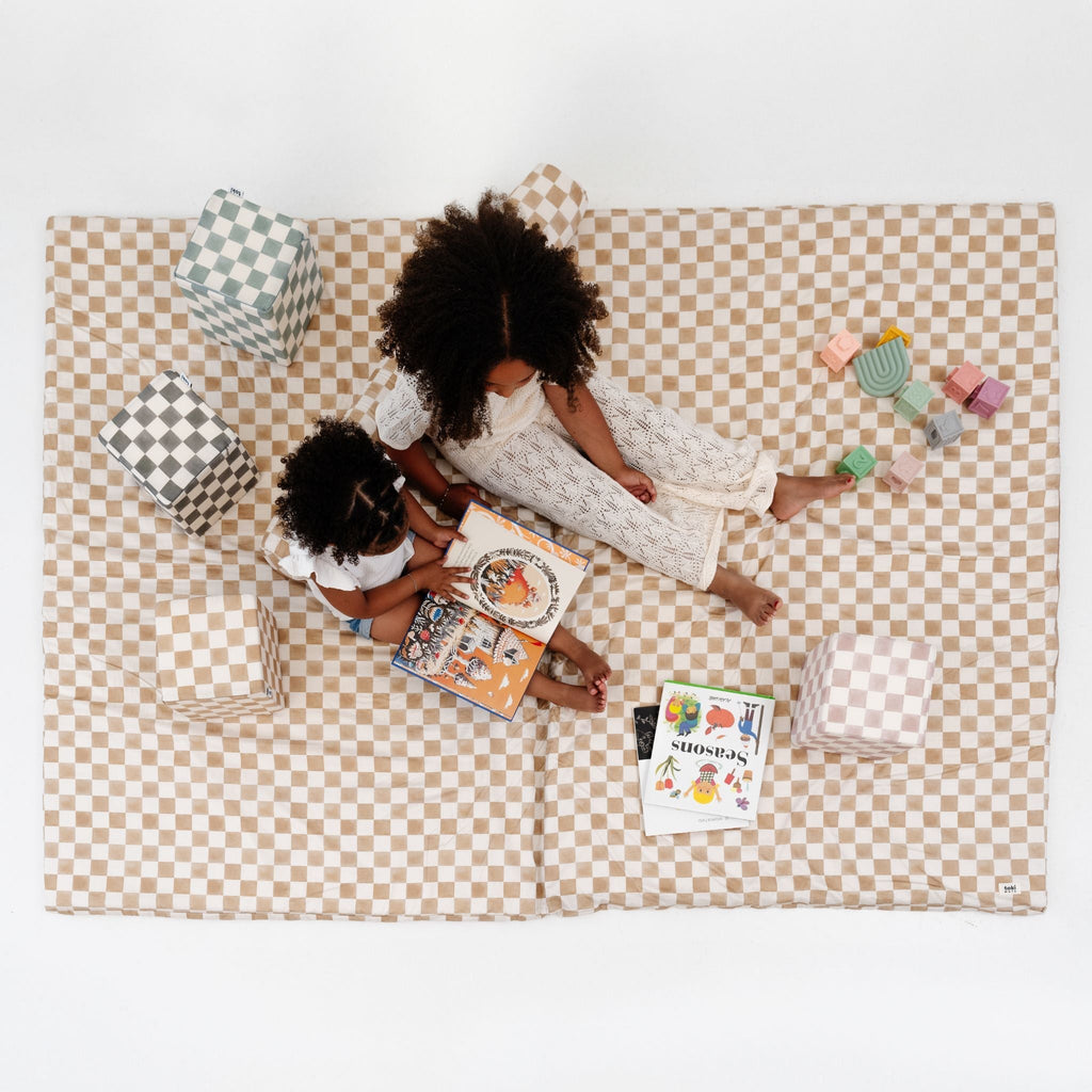 Organic Cotton Checker Mat N642