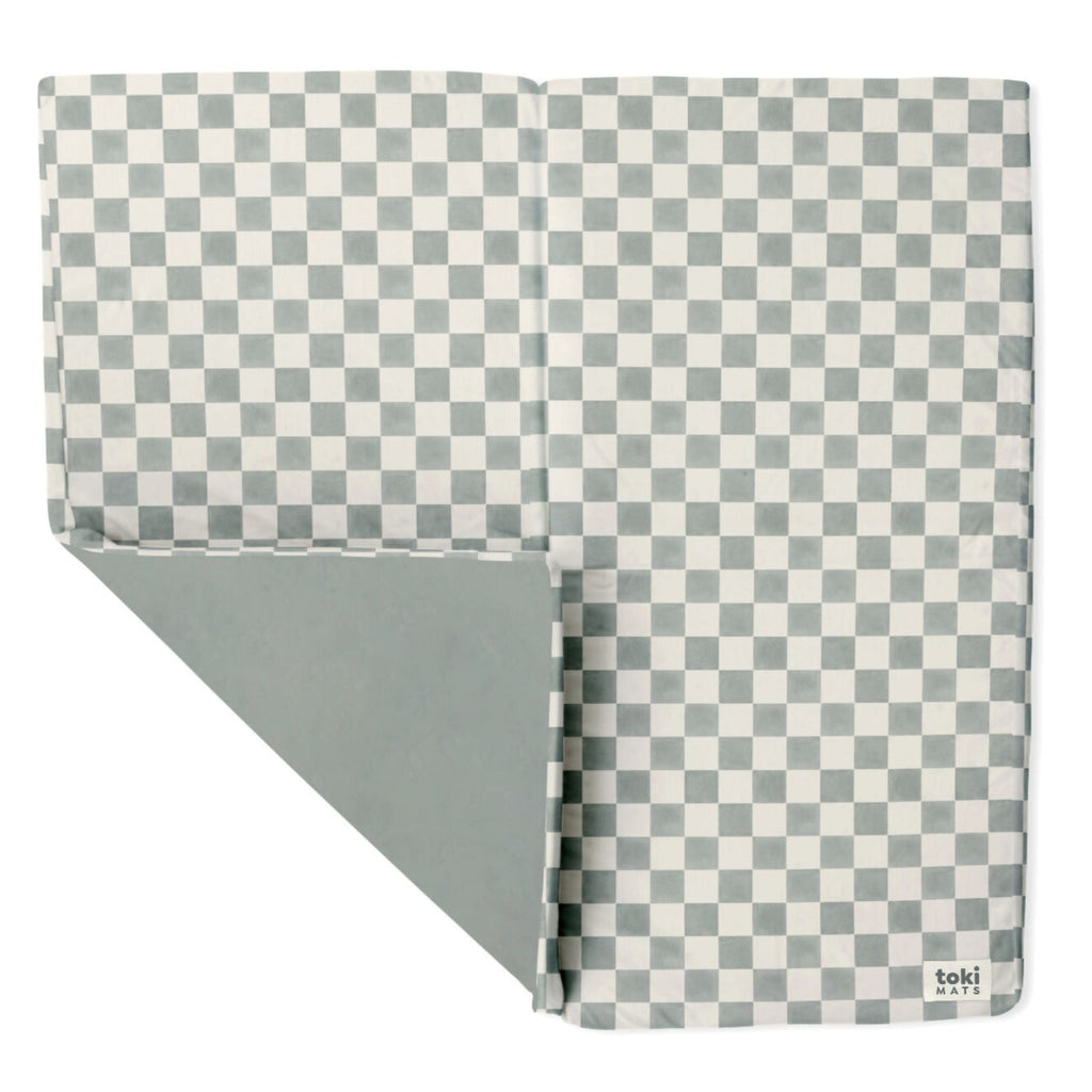Organic Cotton Checker Play Mat A9584