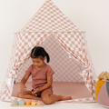 Kids Checker Toffee Play Tent Q44643