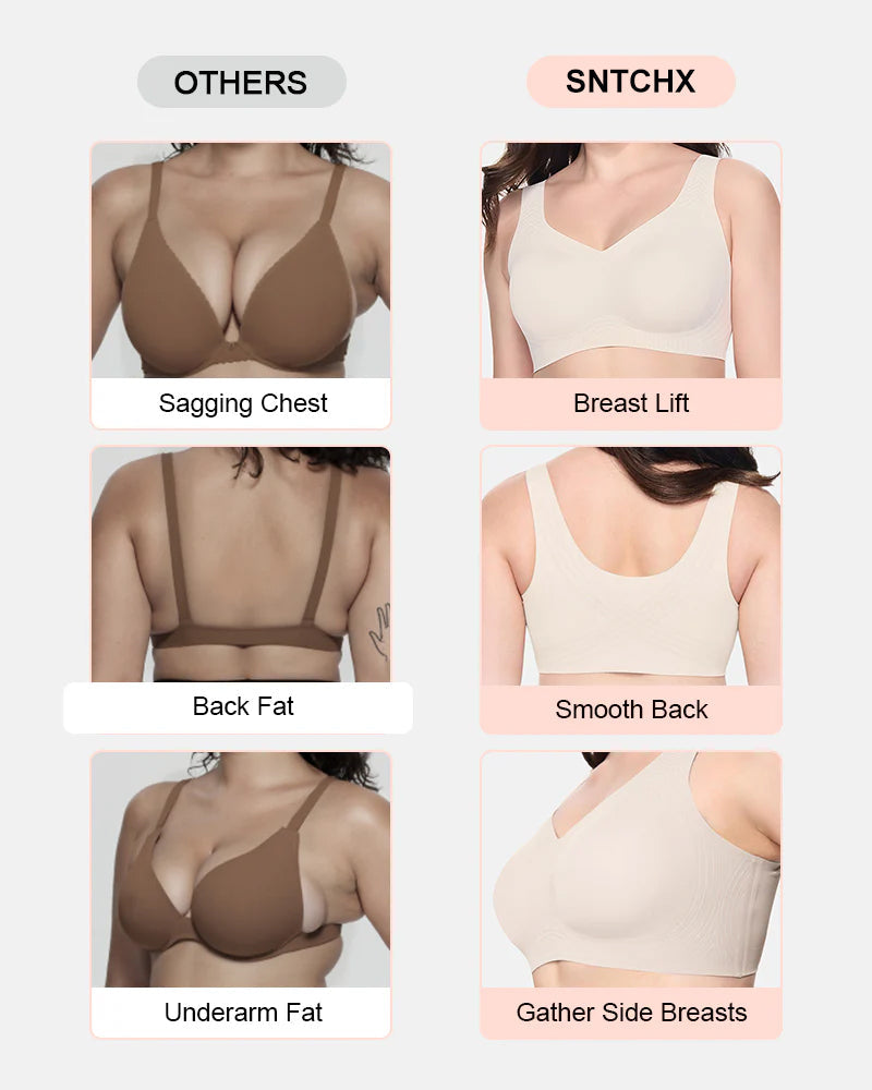 Lifting Wire-Free Antibacterial Jelly Bra
