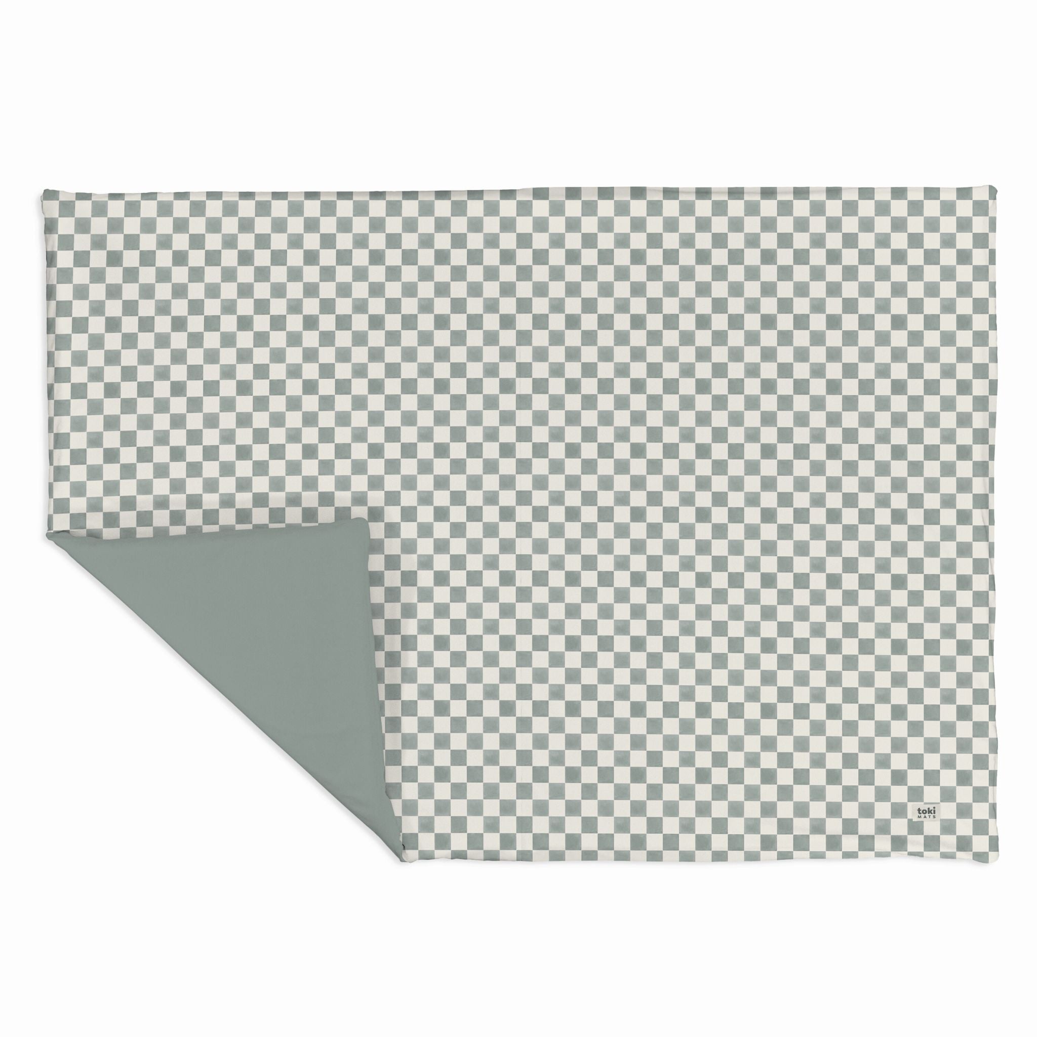 Organic Cotton Checker Play Mat A9584