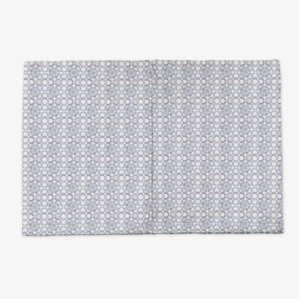 Blue Tile Vegan Leather Mat J32837