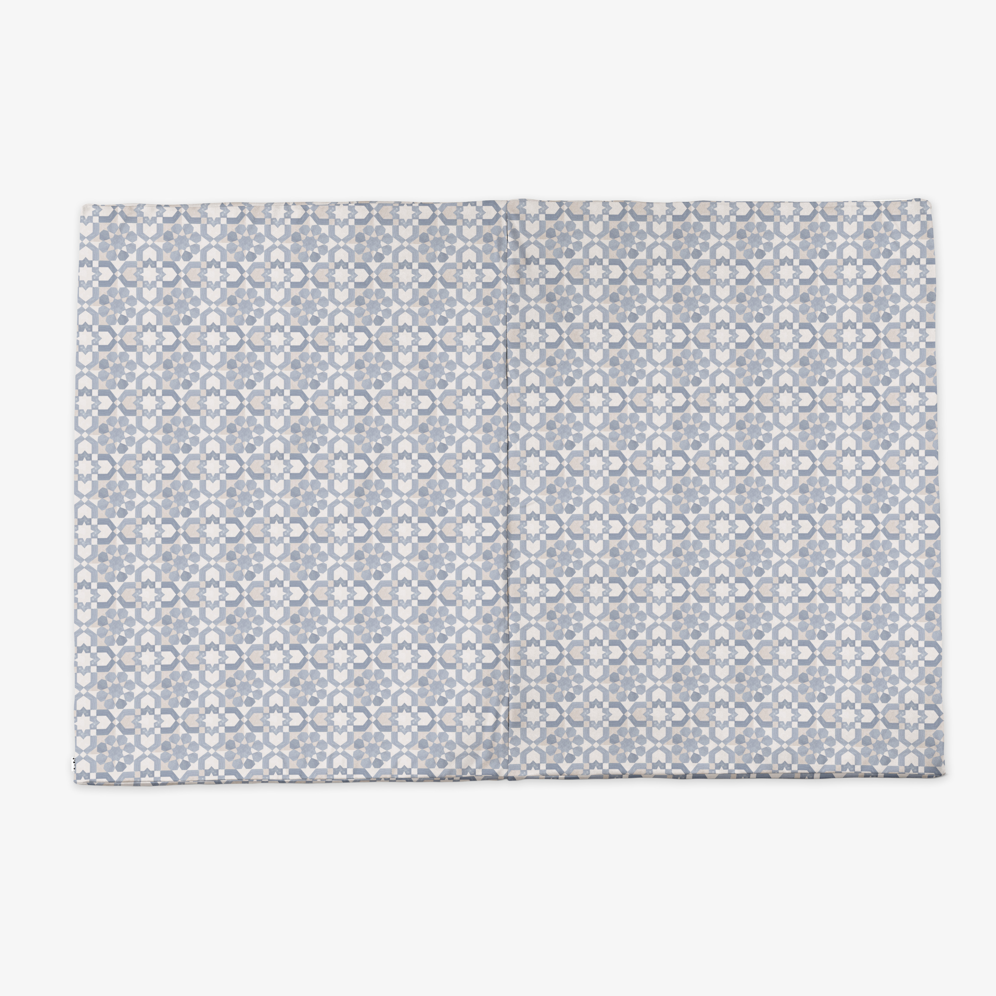 Blue Tile Vegan Leather Mat J32837