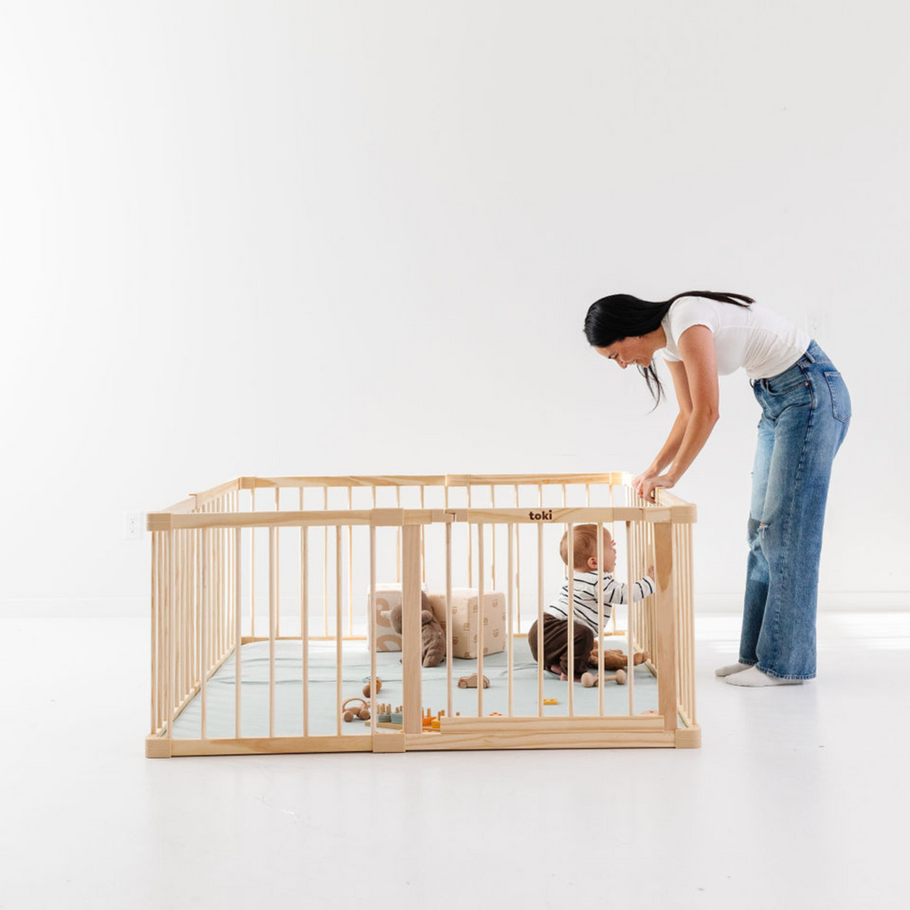 Wood Playpen for Kids A927