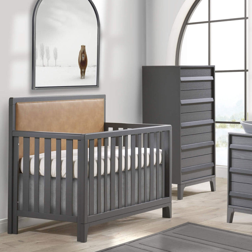 Convertible Crib with Upholstered Panel U6906