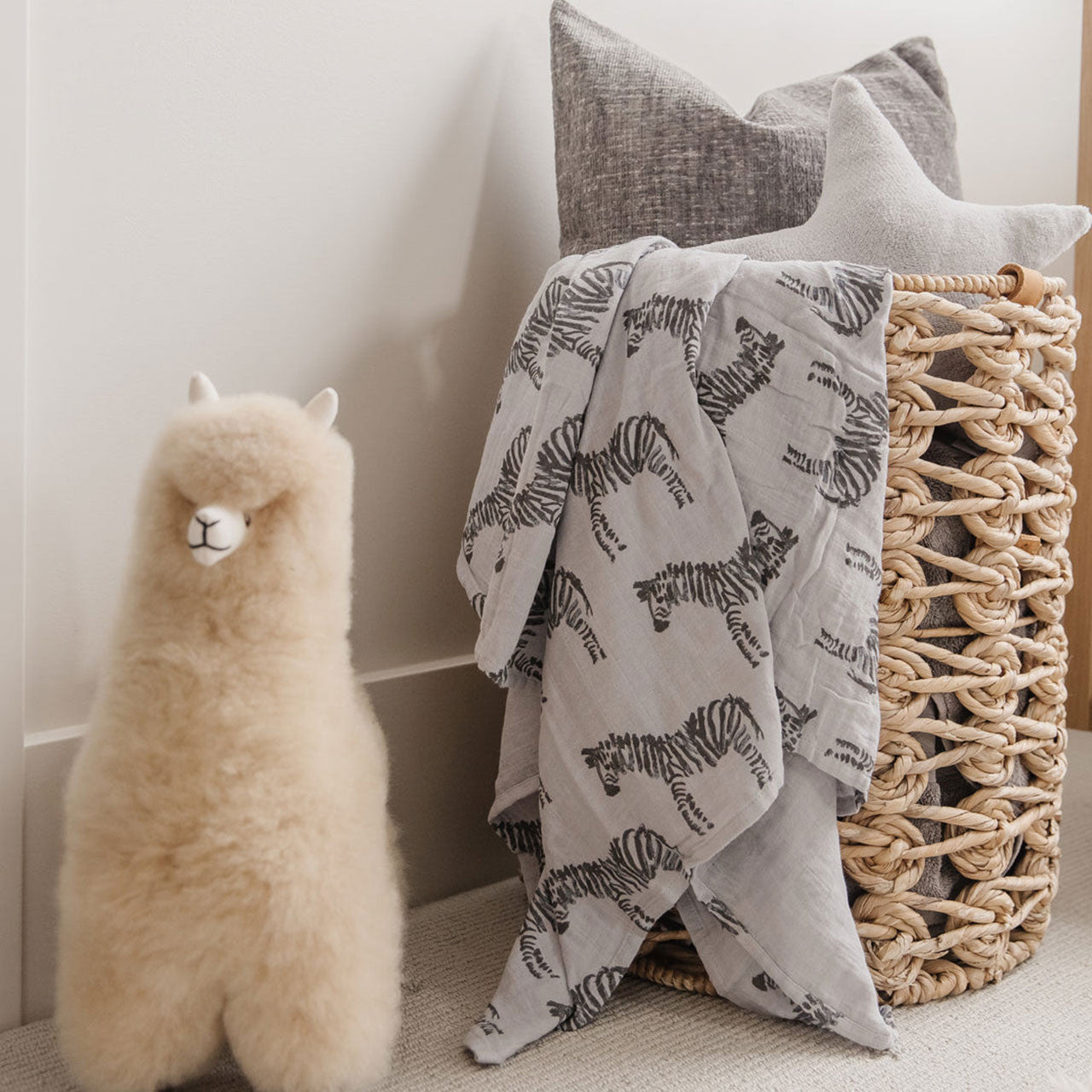 Zebra Swaddle Blanket X62244