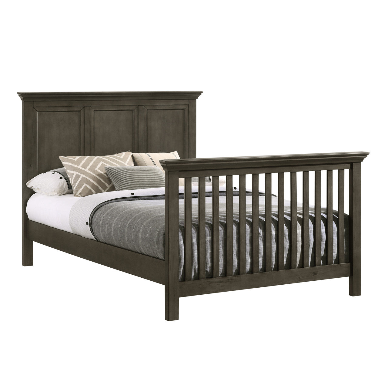 Full Size Bed Rails In Grey F624