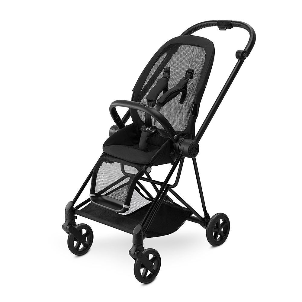Matt Black Stroller Seat and Frame C915