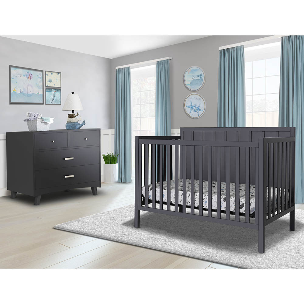 4-in-1 Convertible Crib M374