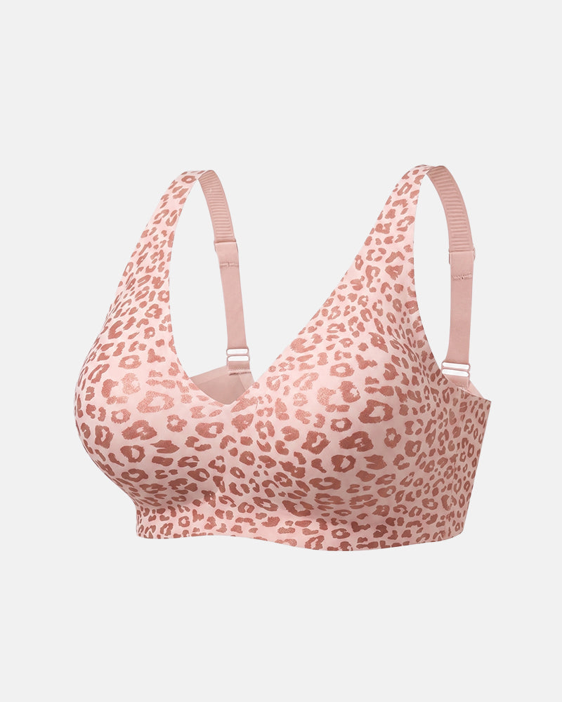 Seamless Deep V Push-Up Wireless Bra