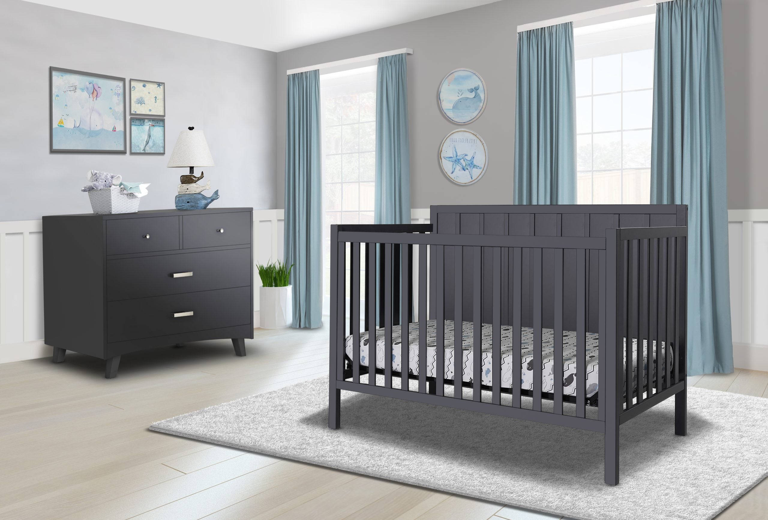 Essex Crib & Changer T1416