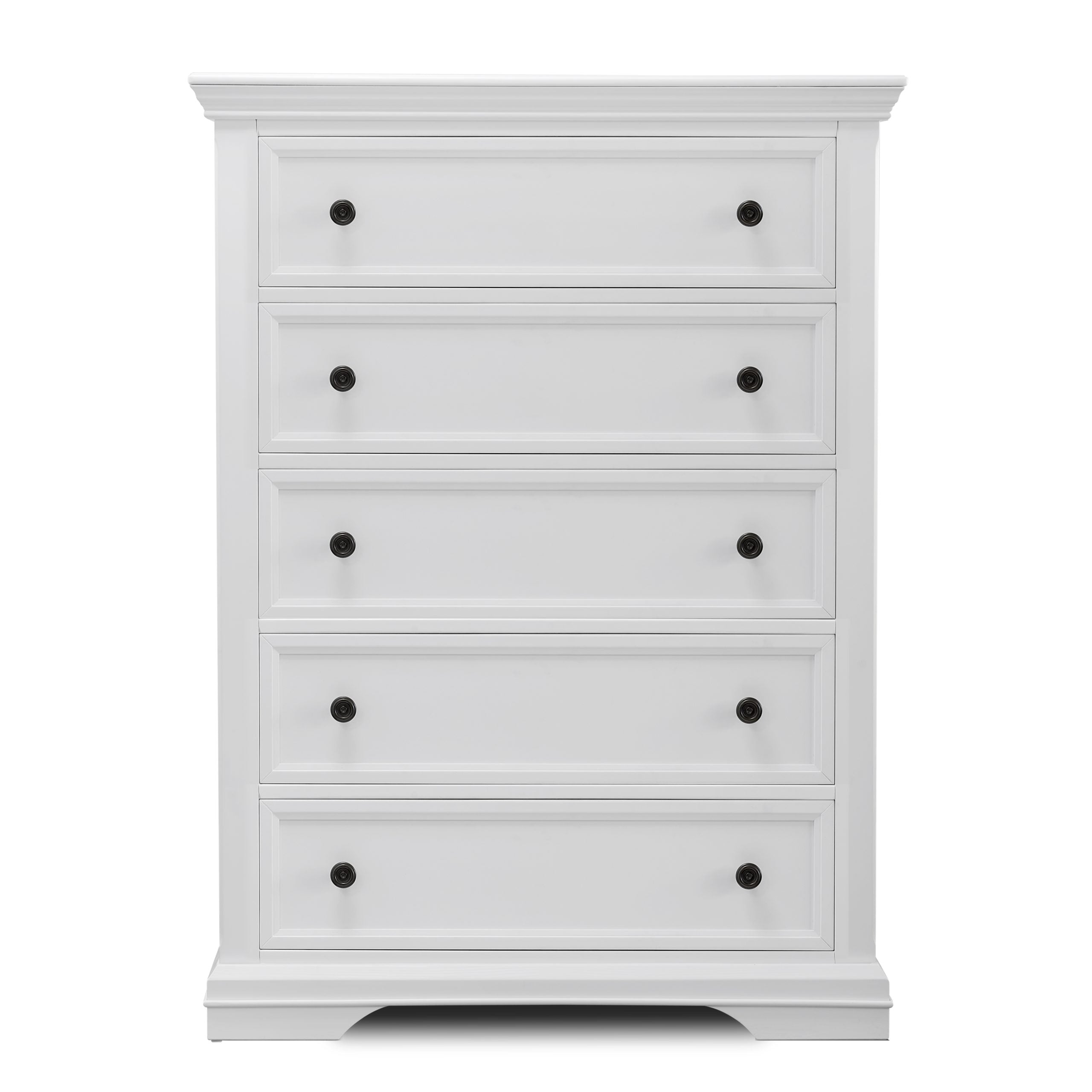 5 Drawer Dresser - White F784