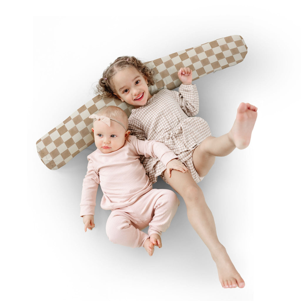 Checker Toffee Support Pillow A727118