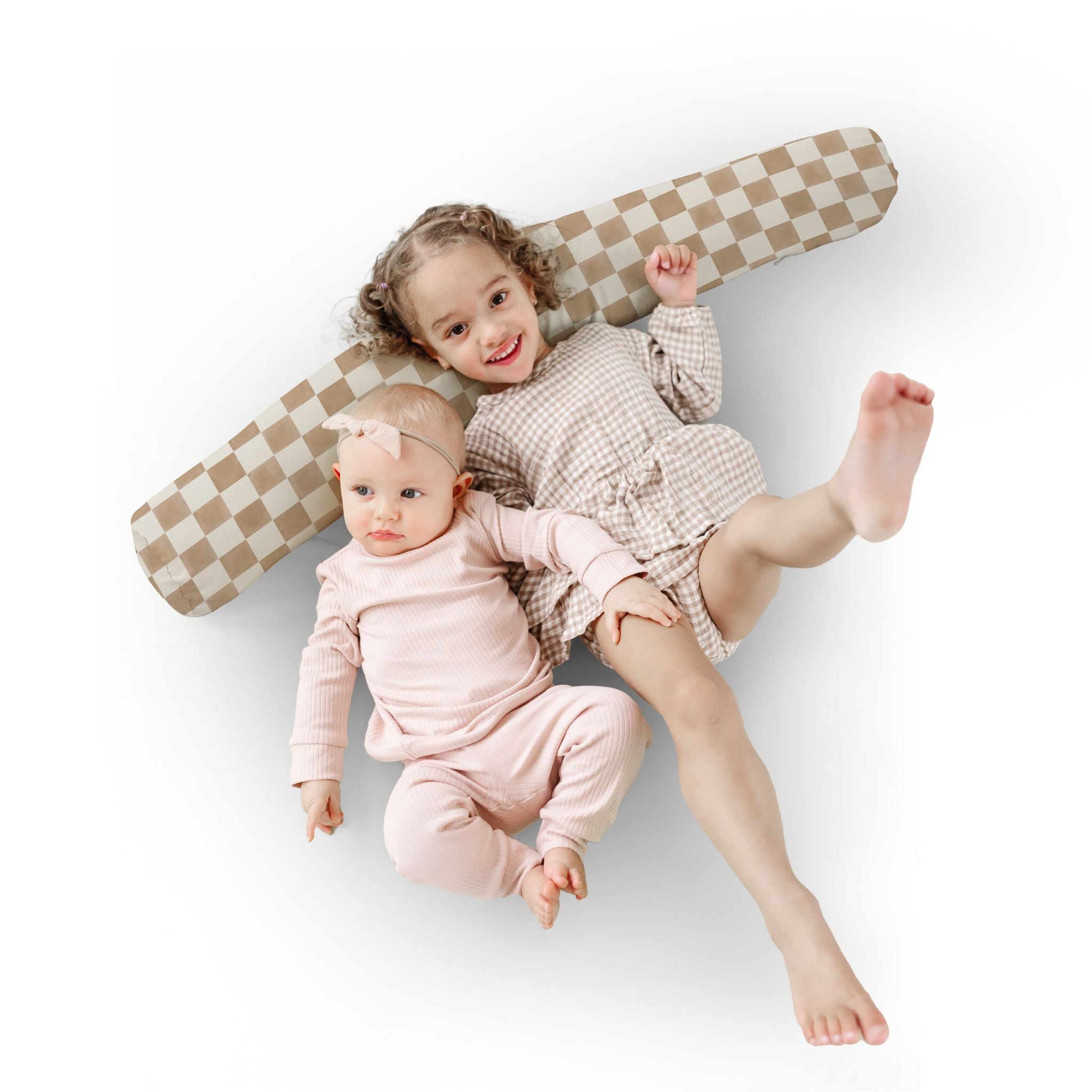 Checker Toffee Support Pillow A727118