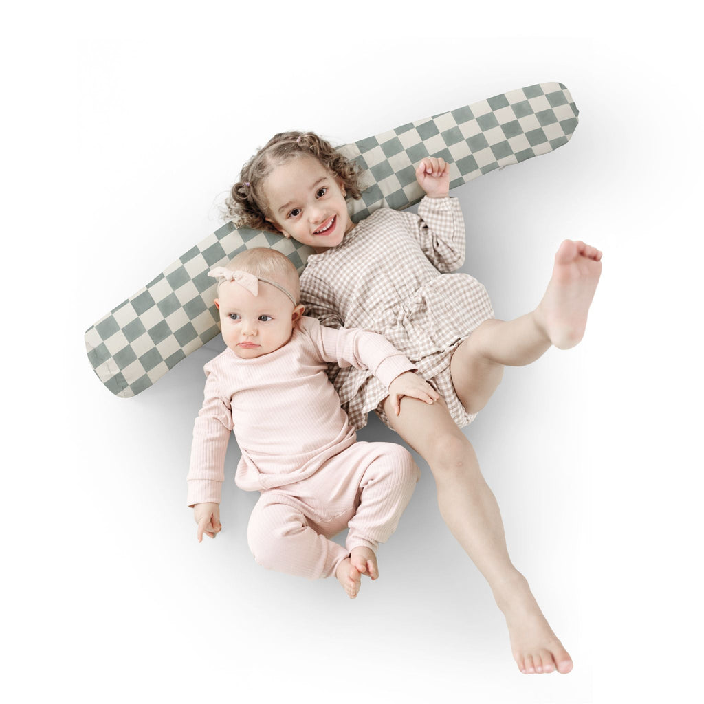 Checker Matcha Support Pillow R3726