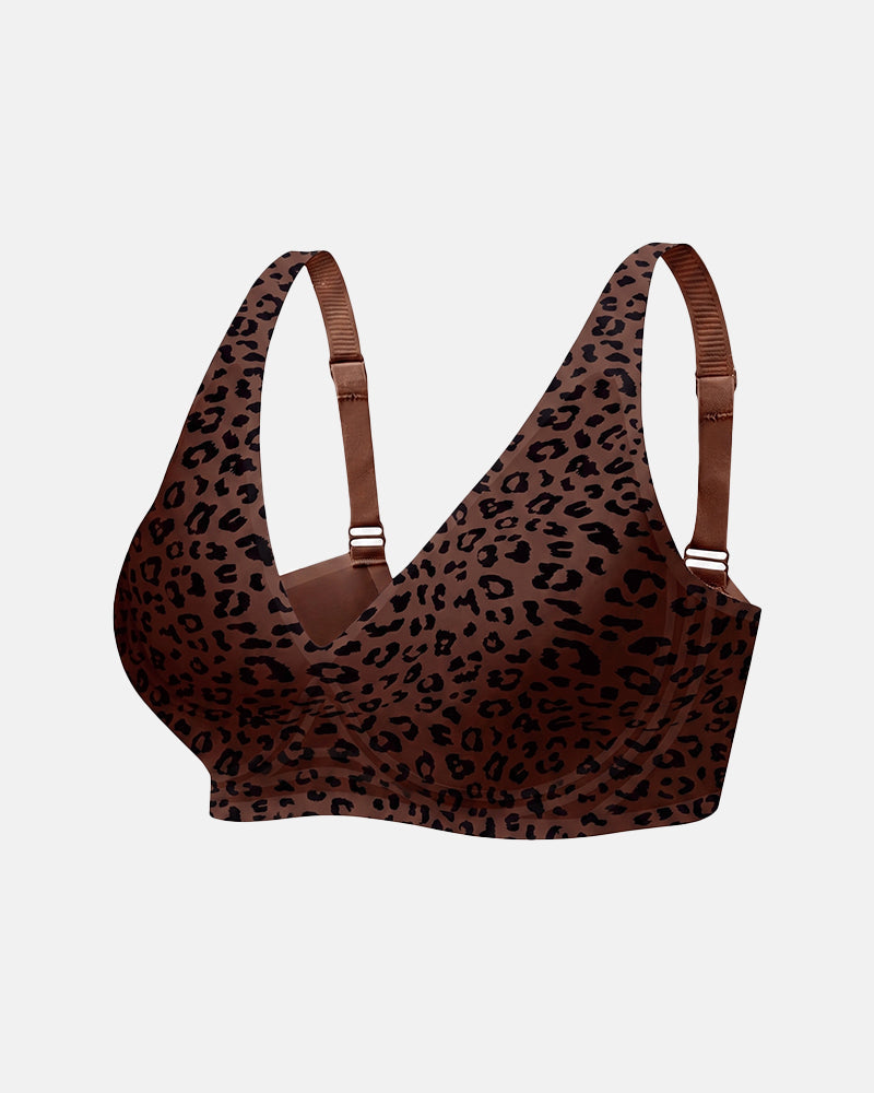 Seamless Deep V Push-Up Wireless Bra