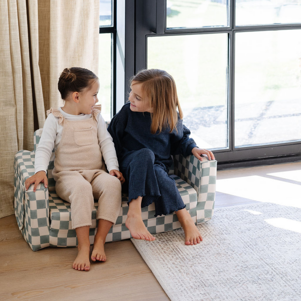 Checker Matcha Play Couch V81647