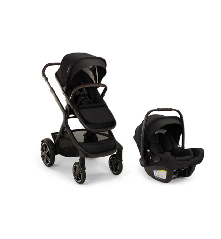 Travel System Stroller with Car Seat - Caviar/Chocolate X27686