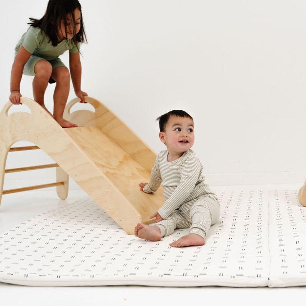 Vegan Leather Mudcloth Mat E68223