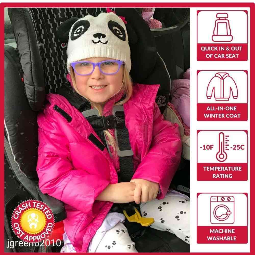 Vegan Car Seat Coat - Fuchsia Y187749