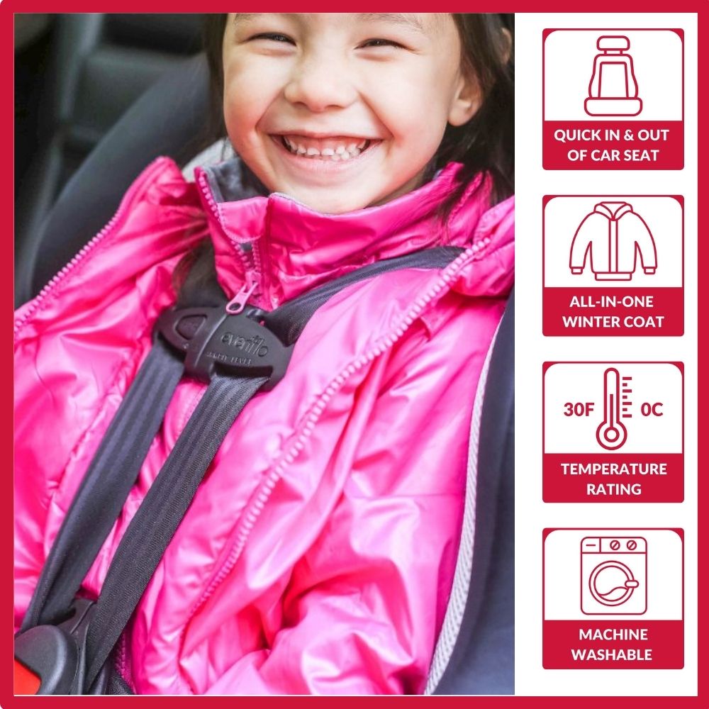 Car Seat Coat - Fuchsia Y4136