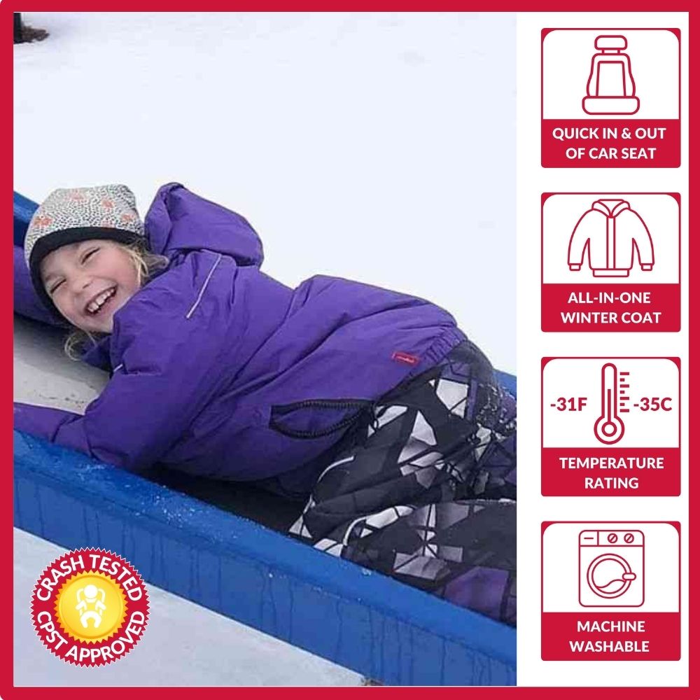 Car Seat Coat Arctic - Purple N610330