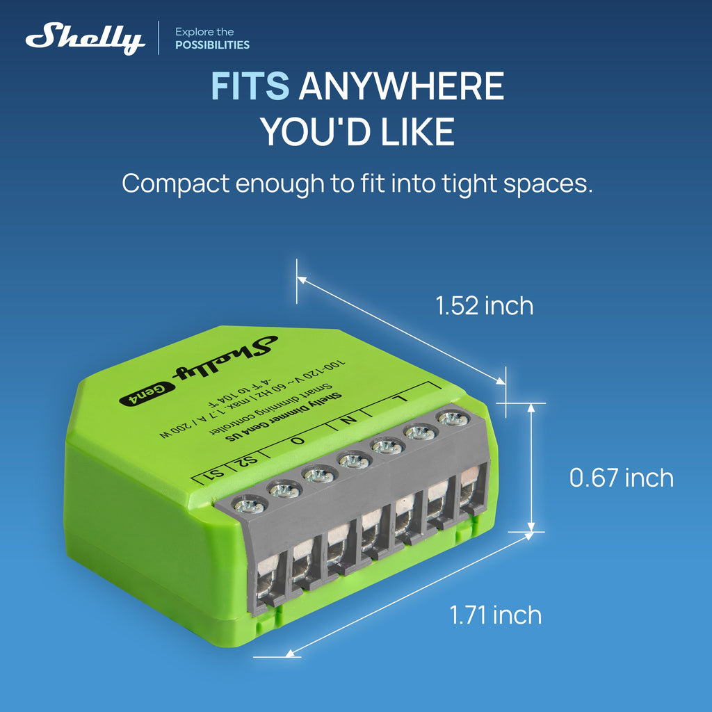Shelly Dimmer Gen4 US UL-Certified