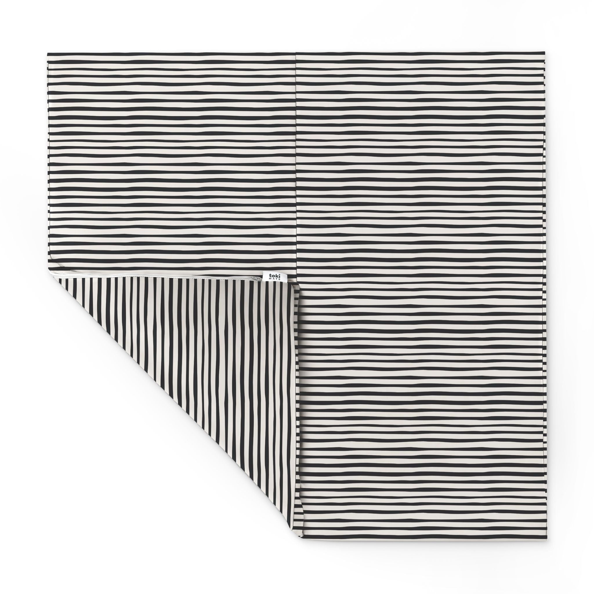 Vegan Leather Mat with Bold Stripe H69011