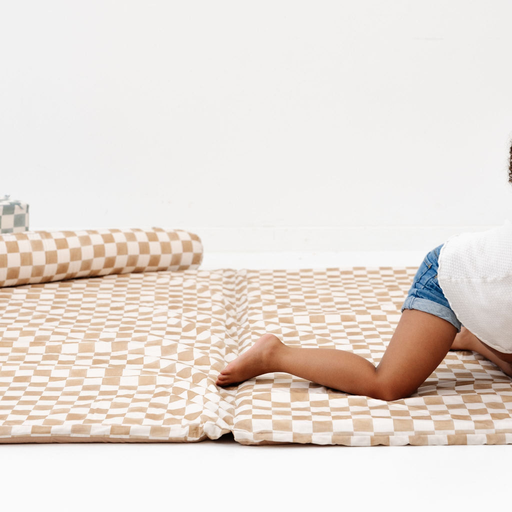 Organic Cotton Checker Mat N642